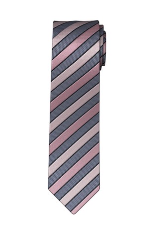 Striped silk tie