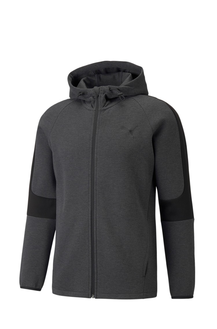 PUMA Evostripe Full-Zip Men's Hoodie Gray 