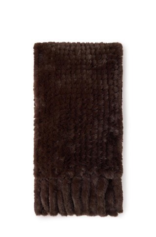 Faux fur maxi scarf