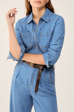 Denim shirt