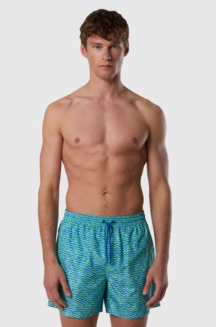 Swim shorts with graphic print