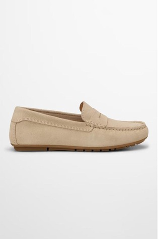 Moccasin in suede