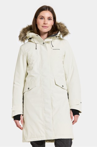 Erika vodoodporna podložena parka s kapuco