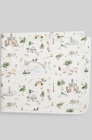 RL Baby x Riley Sheehey Cotton Blanket