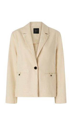 Lanen suknjič s čipko