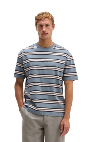 Striped T-shirt in organic cotton