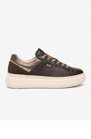 Leather and Synthetic Sneakers
