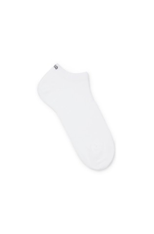 Six-pack of ankle socks with logo cuffs