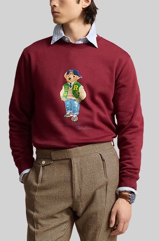 Polo Bear pulover s flisirano notranjostjo