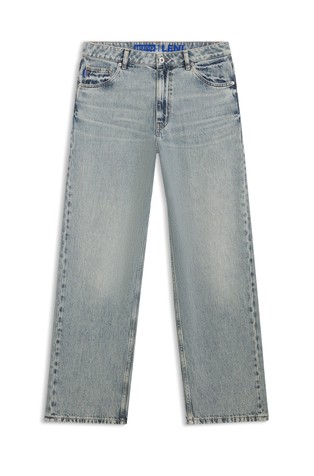 Relaxed-fit jeans in rigid denim