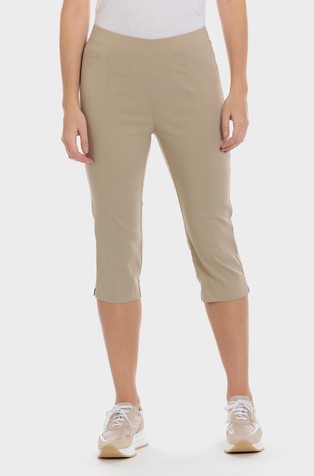 Stretch capri trousers