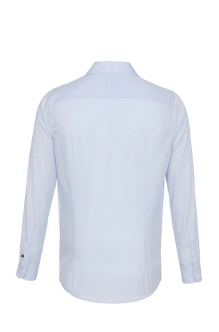 PURE H.TICO Modern fit City srajca z dolgimi rokavi Modra - Blue 2