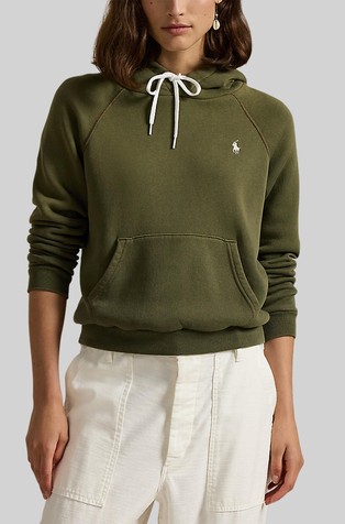 Shrunken Fit Fleece Hoodie