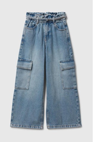 Loose fit jeans hlače s cargo žepoma