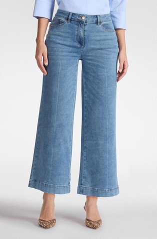 Mary flared leg cropped jeans