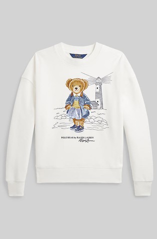 Polo Bear pulover iz bombažne mešanice