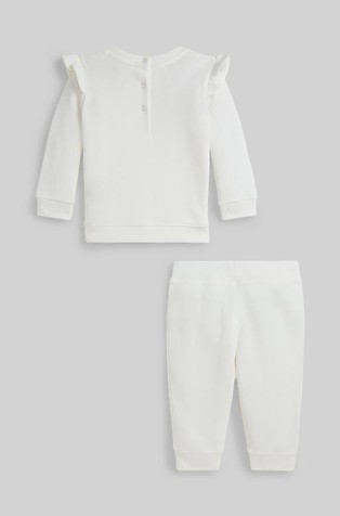RALPH LAUREN Polo Bear 2-delni komplet puloverja in trenirke Bela - Nevis 2
