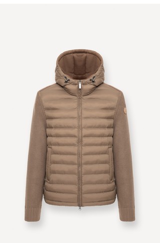Hybrid hooded jacket