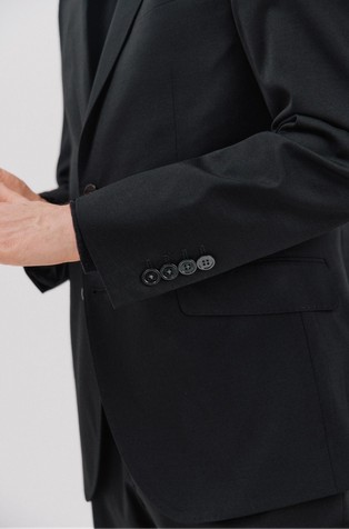 CORTEFIEL Serie XXI slim fit suknjič Črna - Black 5