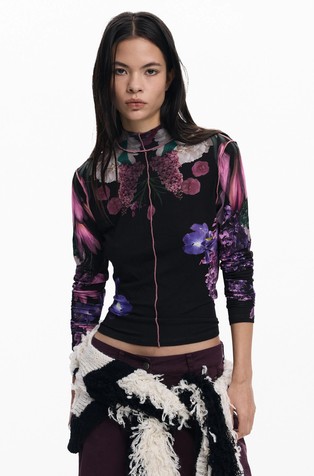 Mirror flowers T-shirt