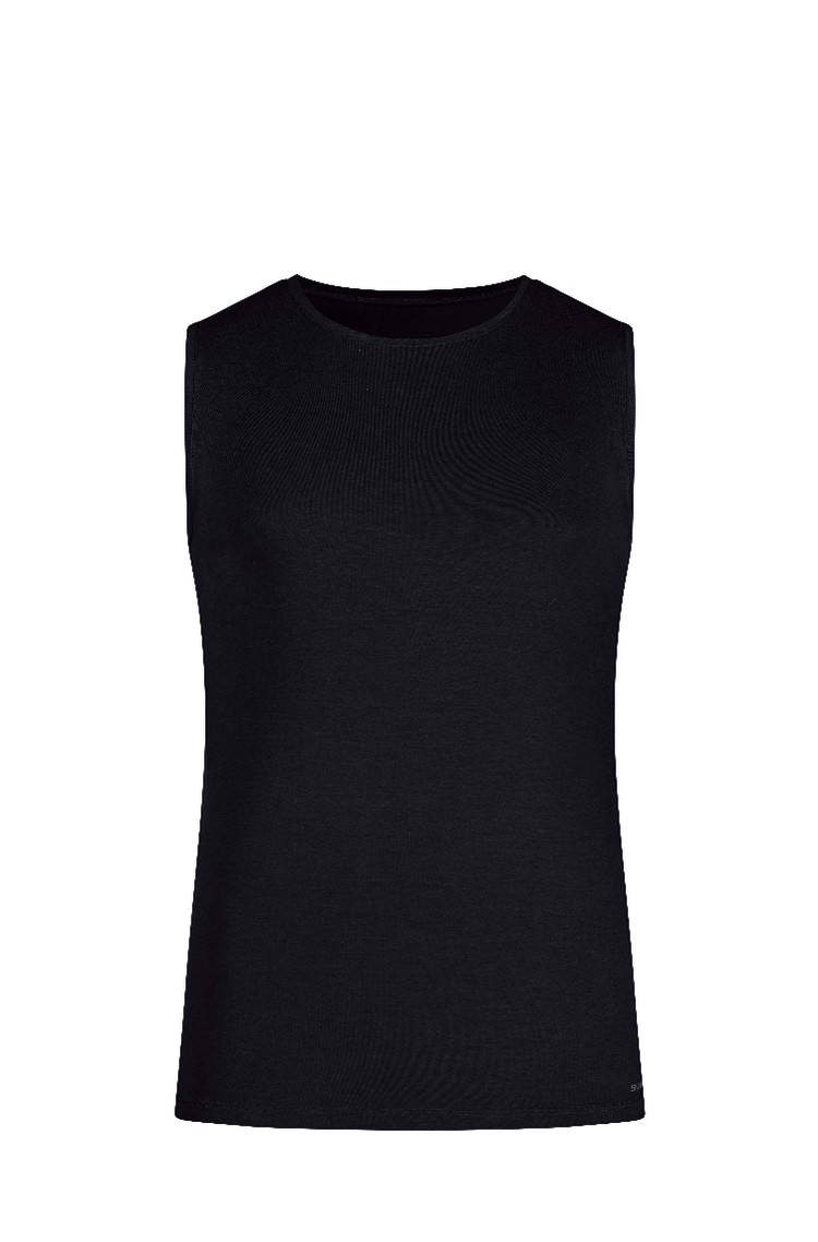 SKINY Organic Cotton Deluxe majica brez rokavov Črna - Black 