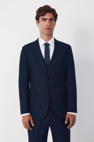 Serie XXI slim fit structured blazer