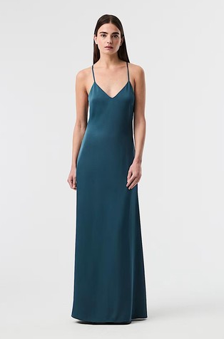 Maxi Dress with Open Back Detail