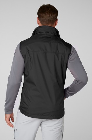 HELLY HANSEN Crew vodoodporen jadralski brezrokavnik Črna - Black 2