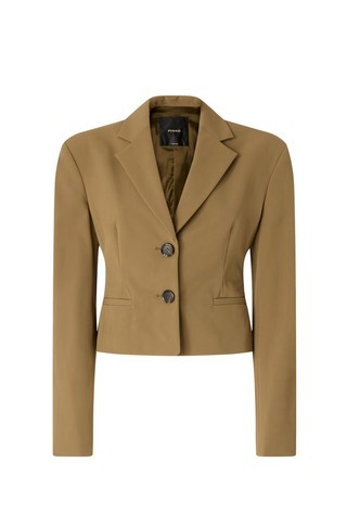 Slim-fit cropped blazer