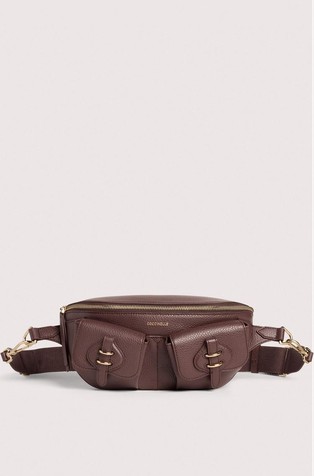 Mavery Pocket Leather Small Shoulder Bag