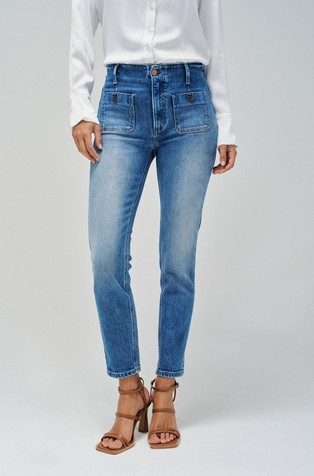 Push Up Destiny cropped skinny jeans