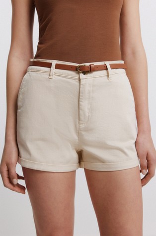 Stretch cotton chino shorts