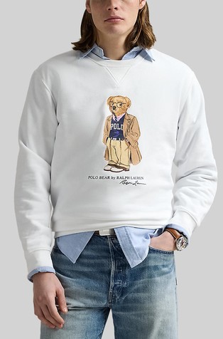 Polo Bear pulover s flisirano notranjostjo