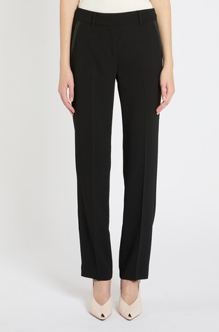 Art. 365 Straight-fit envers satin trousers