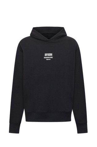 Pulover s kapuco iz bombažne mešanice