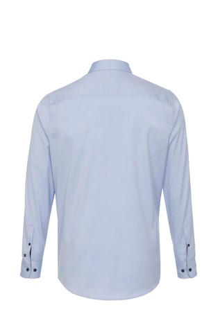 PURE H.TICO Modern fit City srajca z dolgimi rokavi Modra - Blue 2