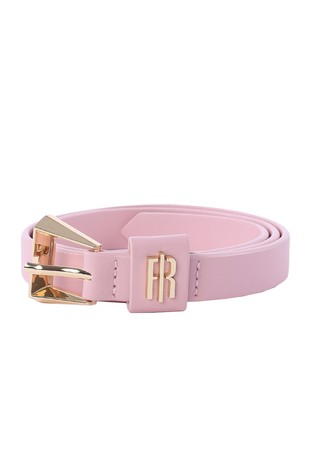 Belt with gold coloured buckle