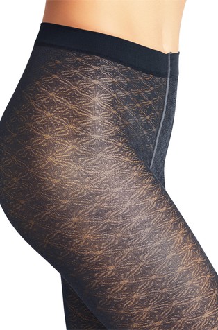 FALKE Microshell 30 Den Tights Blue 3