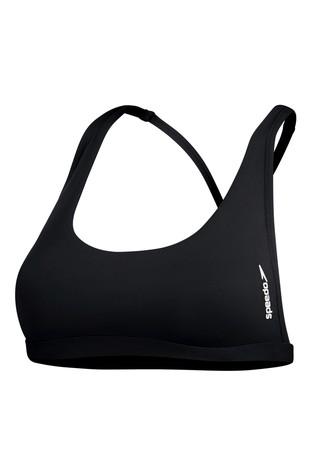 SPEEDO FLU3NTE Bikini Top Black 9