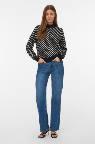 VMCAPRICORN pleten pulover z vzorcem