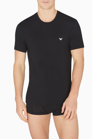 Paket 2 spodnjih majic iz raztegljivega bombažnega jerseya