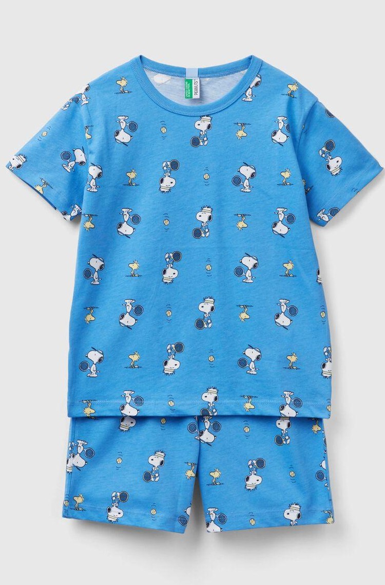 BENETTON Short Snoopy ©Peanuts pyjamas Blue 