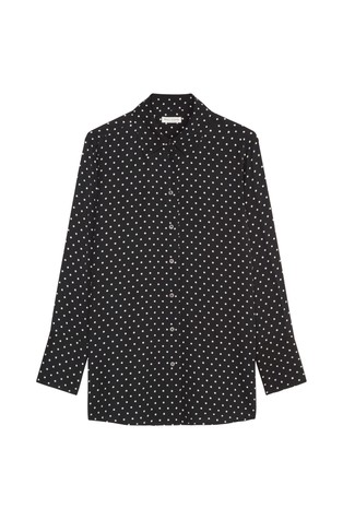 MARC O'POLO Viscose shirt with polka dot pattern Multi 4