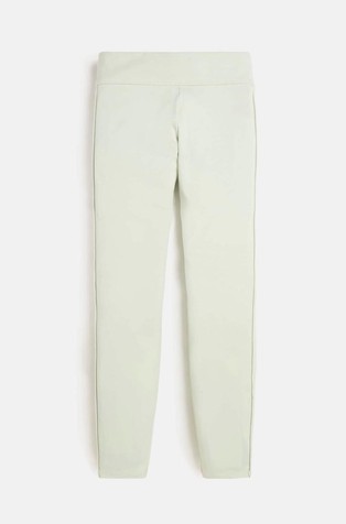 Leggings with logo tape