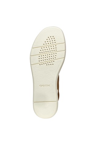 GEOX Camalei faux-leather sandals Brown 6