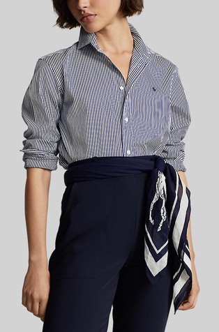Classic Fit Striped Cotton Shirt