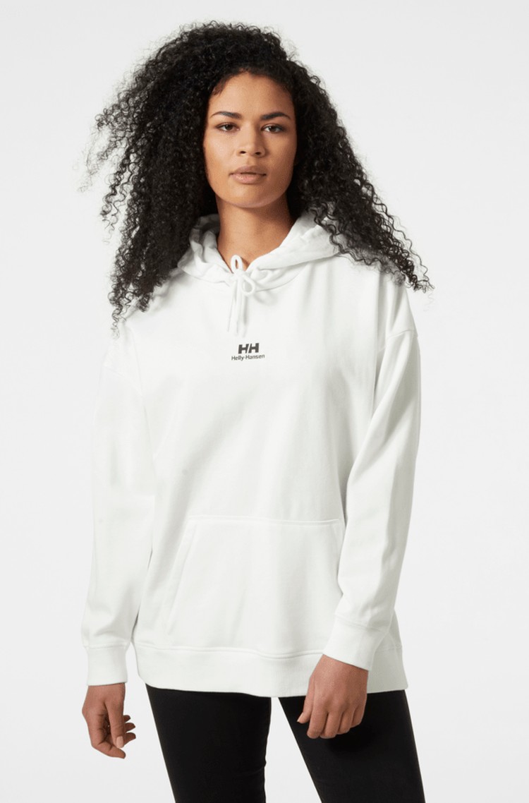 HELLY HANSEN YU Relaxed Fit Hoodie White 