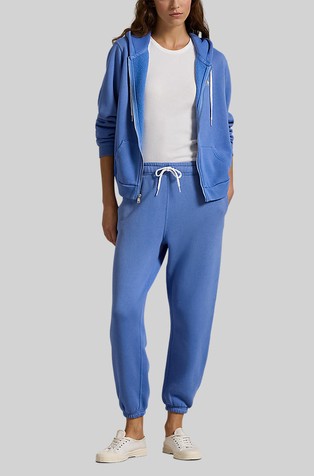 RALPH LAUREN Fleece Athletic Pant Pond Blue 3