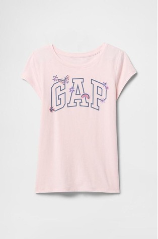 Gap logo majica s kratkimi rokavi za deklice