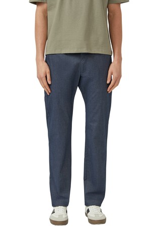 Regular fit drawstring trousers